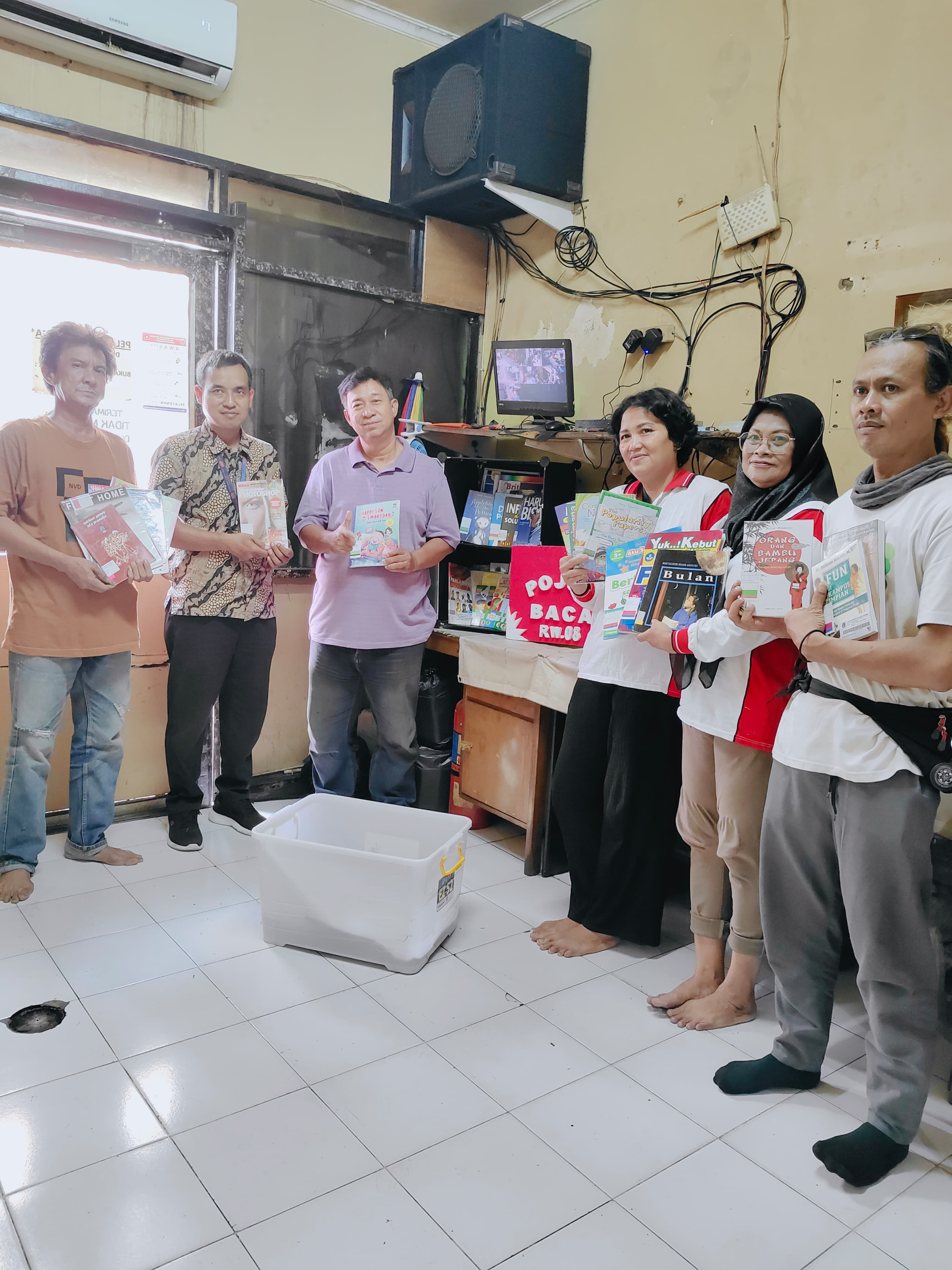 "Satu Buku, Seribu Aksi Jakarta Pusat Bergerak!" Dalam Rangkaian Peringatan HUT Ke 498 Kota Di Kelurahan Kartini